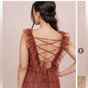 Gorgeous tulle dress for weddings or special occasions.